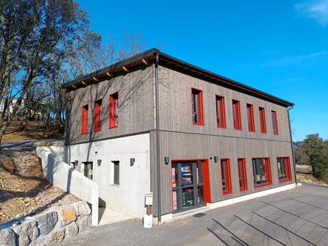 Construction de bureaux - Camping Aluna Festival